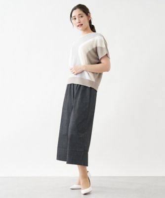 配色ニットプルオーバー【ＬＥ　ＴＲＩＣＯＴ　ＰＥＲＵＧＩＡ】