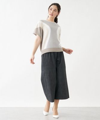 配色ニットプルオーバー【ＬＥ　ＴＲＩＣＯＴ　ＰＥＲＵＧＩＡ】
