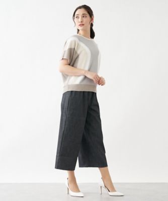 配色ニットプルオーバー【ＬＥ　ＴＲＩＣＯＴ　ＰＥＲＵＧＩＡ】