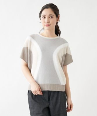 配色ニットプルオーバー【ＬＥ　ＴＲＩＣＯＴ　ＰＥＲＵＧＩＡ】