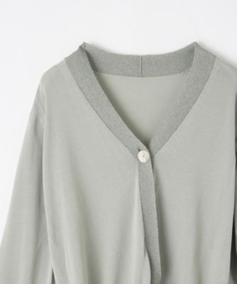 Vネックニットカーディガン【LE TRICOT PERUGIA