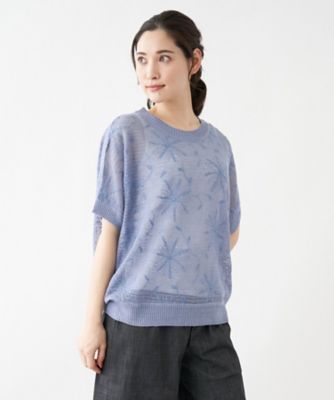 フラワー刺繍ニット【ＴＯＮＥＴ】