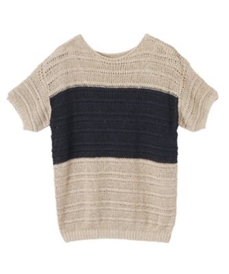 ＜Leilian (Women)＞透かし柄編みニット【ＢＩＡＮＣＡ　ＬＡＮＣＩＡ】