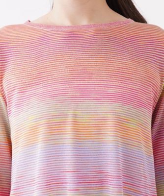 マルチボーダーニットチュニック【ＦＡＳＨＩＯＮ　ＳＵＩＴＥ】