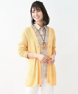 ＜Leilian (Women)＞Ｖネックカーディガン【Ｌｅｉｌｉａｎ　ｔｈｅ　ｗｅｅｋ】