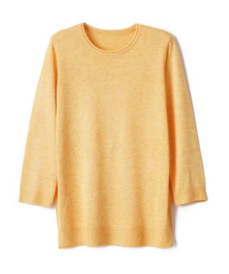 クルーネックニットプルオーバー