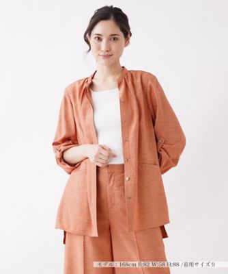 バンドカラーブラウス | Leilian (Women)/レリアン | 三越伊勢丹