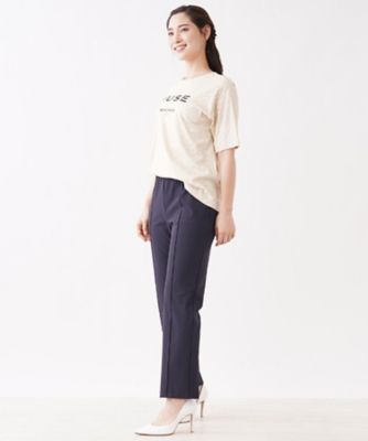 ボタニカル柄ロゴプリントTシャツ【MUSE BY ROCHAS