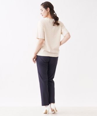 ボタニカル柄ロゴプリントTシャツ【MUSE BY ROCHAS