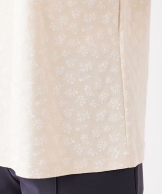 Leilian / レリアン ボタニカル柄ロゴプリントTシャツ【MUSE BY ROCHAS Premiere】 ボタニカル柄ロゴプリントTシャツ【MUSE BY ROCHAS Premiere
