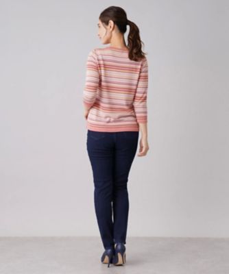 Leilian / レリアン ロゴ入りニットプルオーバー【ROCHAS Premiere】 ロゴ入りニットプルオーバー【ROCHAS Premiere