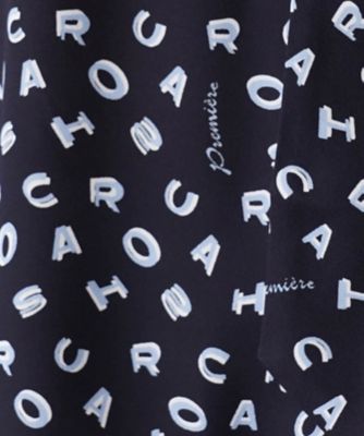 リボンベルト付きイニシャルロゴブラウス【ＲＯＣＨＡＳ　Ｐｒｅｍｉｅｒｅ】