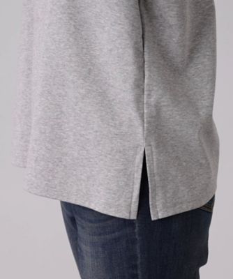 柄編みニット切替プルオーバー