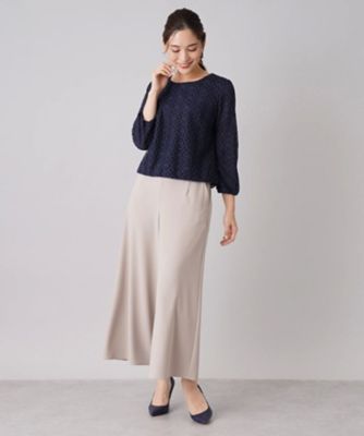 ハイウエストワイドパンツ