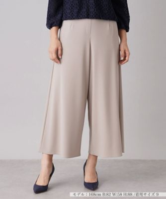 ＜Leilian (Women)＞ハイウエストワイドパンツ
