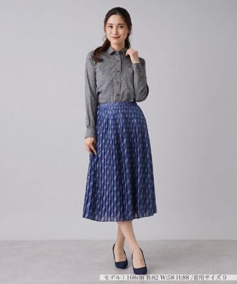 総柄プリントシャツ | Leilian (Women)/レリアン | 三越伊勢丹