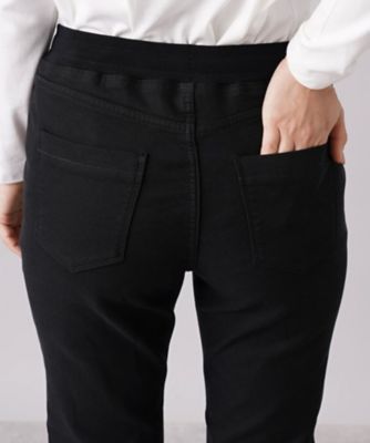【あったか素材】ストレッチデニムパンツ【Ｌ　ＪＥＡＮＳ】