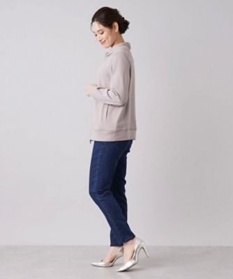 【あったか素材】ストレッチデニムパンツ【Ｌ　ＪＥＡＮＳ】