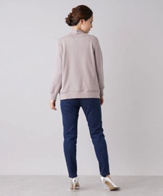 【あったか素材】ストレッチデニムパンツ【Ｌ　ＪＥＡＮＳ】