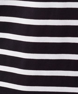 Leilian / レリアン ボーダープルオーバー 刺繍ボーダーカットソー【Leilian WHITE LABEL