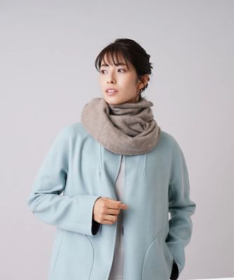 ＜Leilian (Women)＞カシミヤマフラー【ｍｙ　ｐｅｒｆｅｃｔ　ｗａｒｄｒｏｂｅ】