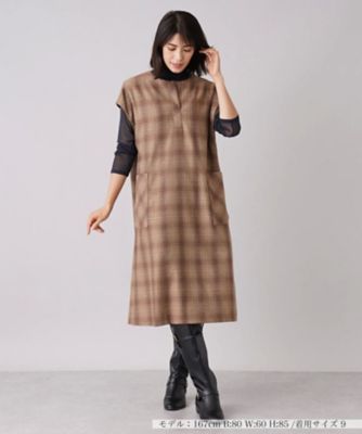 レリアンプラスハウス★極美品★チェック柄ワンピース★ 店舗人気】ギンガムチェックワンピース【プラス企画】|レリアン