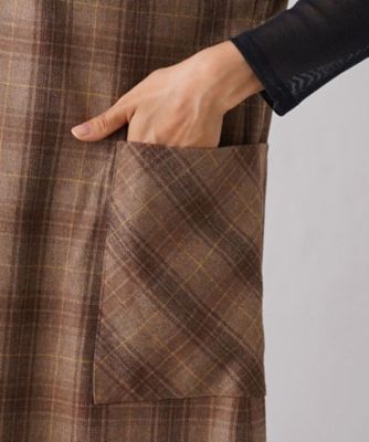 レリアンチェックワンピース　17+ チェック柄ミディワンピース | Leilian (Women)/レリアン | 三越