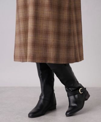 レリアンチェックワンピース　17+ チェック柄ミディワンピース | Leilian (Women)/レリアン | 三越