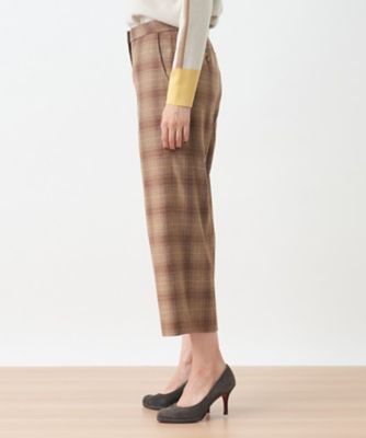 ストレッチチェッククロップドパンツ【Ｌｅｉｌｉａｎ　Ｔｈｅ　Ｗｅｅｋ】