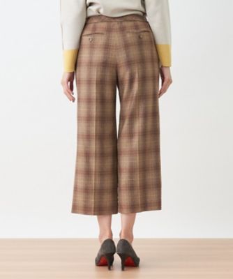 ストレッチチェッククロップドパンツ【Ｌｅｉｌｉａｎ　Ｔｈｅ　Ｗｅｅｋ】