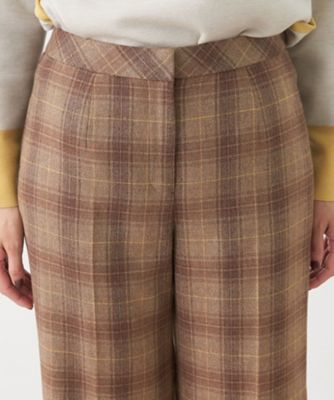 ストレッチチェッククロップドパンツ【Ｌｅｉｌｉａｎ　Ｔｈｅ　Ｗｅｅｋ】