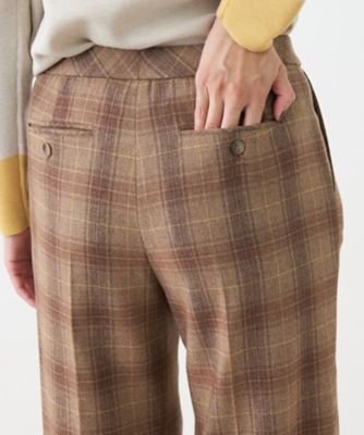 ストレッチチェッククロップドパンツ【Ｌｅｉｌｉａｎ　Ｔｈｅ　Ｗｅｅｋ】