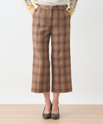 ストレッチチェッククロップドパンツ【Ｌｅｉｌｉａｎ　Ｔｈｅ　Ｗｅｅｋ】