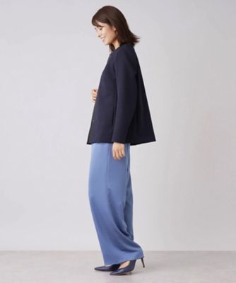 ノーカラーショートコート【my perfect wardrobe
