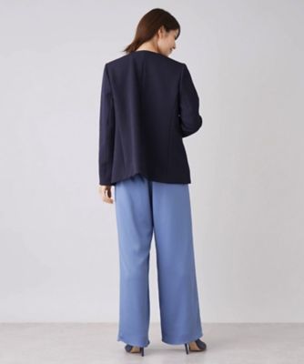 ノーカラーショートコート【my perfect wardrobe
