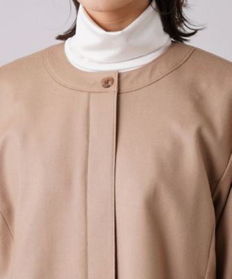 比翼ノーカラージャケット【my perfect wardrobe