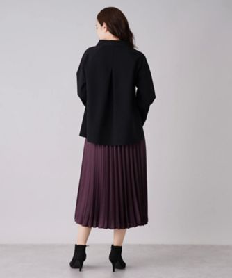 フリル切替ハイネックカットソー | Leilian (Women)/レリアン | 三越