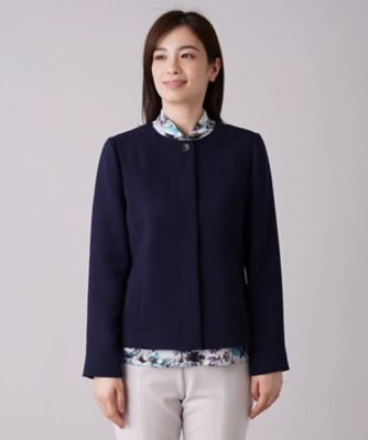 ノーカラージャケット【ＲＯＣＨＡＳ　Ｐｒｅｍｉｅｒｅ】