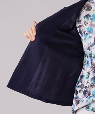 ノーカラージャケット【ＲＯＣＨＡＳ　Ｐｒｅｍｉｅｒｅ】