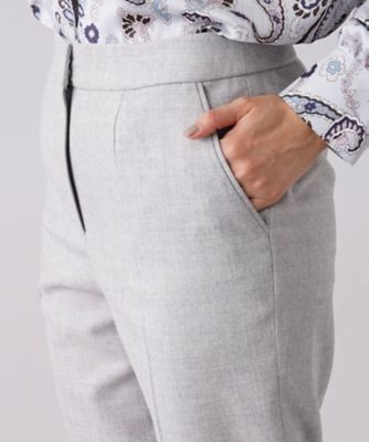 センタープレステーパードパンツ