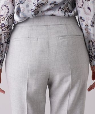 センタープレステーパードパンツ