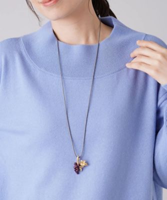 ＜Leilian (Women)＞グレープモチーフロングネックレス