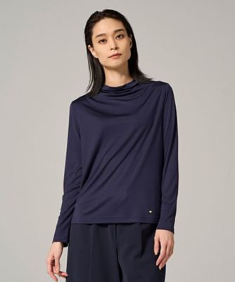 【先行販売】ウォッシャブシルク長袖カットソー