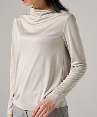 【先行販売】ウォッシャブシルク長袖カットソー