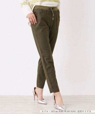 ＜Leilian (Women)＞イージーパンツ【Ｌ　ＪＥＡＮＳ】