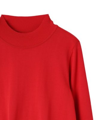 レリアン Leilian ビッグニットプルオーバー【Leilian：EZUMI】 （オレンジ系） レリアン Leilian ビッグニットプルオーバー【Leilian：EZUMI