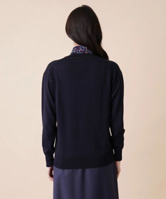 Leilian / レリアン ラメニット切替ハイネックプルオーバー レリアン Leilian ラメニット切替ハイネックプルオーバー