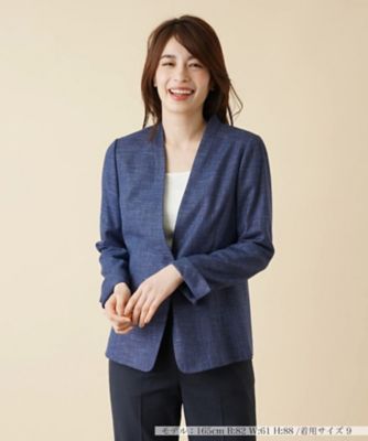 ＜Leilian (Women)＞ノーカラージャケット【ＣＥＲＲＵＴＩ】