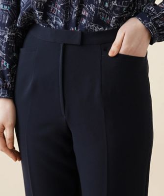 センタープレスストレートパンツ