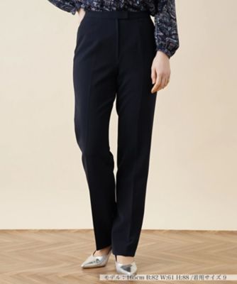 ＜Leilian (Women)＞センタープレスストレートパンツ